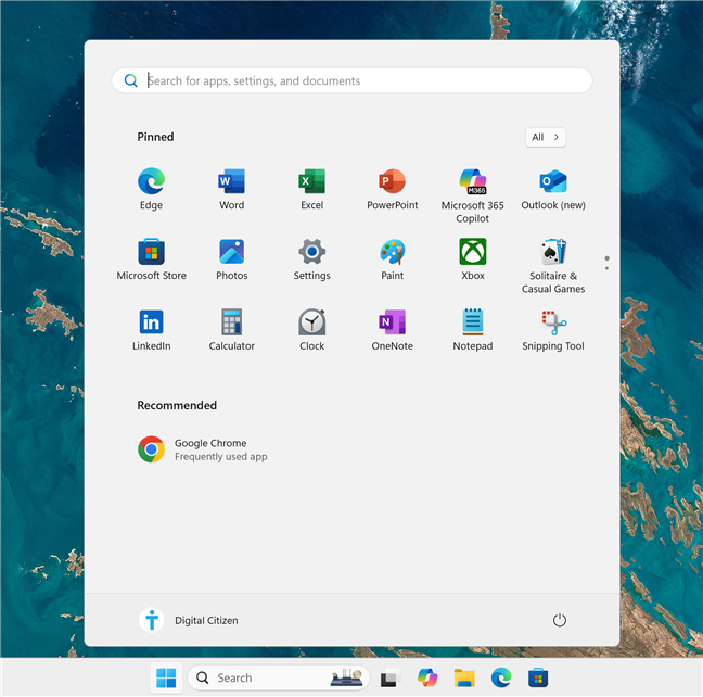 Windows 11's Start Menu doesn't have live tiles